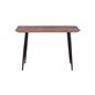 Edge Side Table - musta / vintage teak look