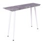 Edge Side Table - White / concrete-look