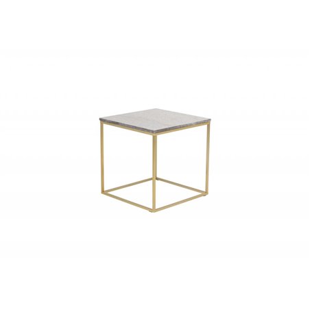 Estelle Side Board Harmaa marmori / Matt Brass