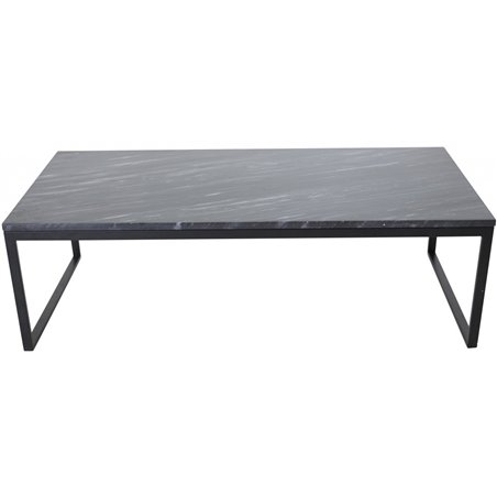 Estelle Sofa Table 120*60*36 Grey Marble / Matt Black