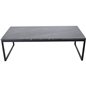 Estelle Sofa Table 120*60*36 Grey Marble / Matt Black