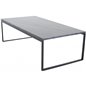 Estelle Sofa Table 120*60*36 Grey Marble / Matt Black