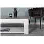 Sofabord Lind 120x60 cm - Grå / Beton-Look / Hvid