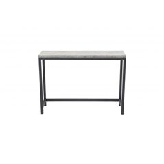 Relief pöytä Rise 110 cm - Concrete-Look / musta
