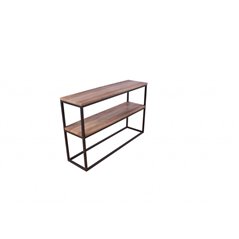 Aflæsningsbord Rise Dobbelthylder 110 cm - Teak -Look / Sort