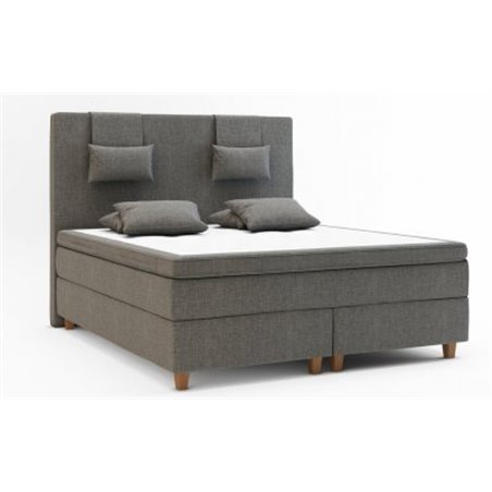 Lidingö Continental sänky 120x200 cm + Vuodepaketti Daiven-sängyllä ja sängynpäätytyynyillä