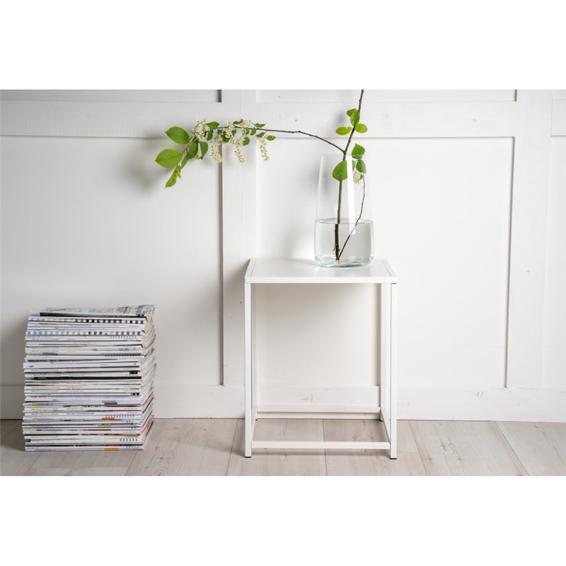 Staal - Side Table - White