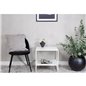 Staal - Side table with Shelf - White