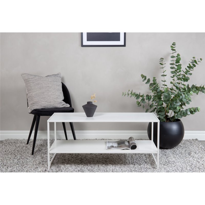 Staal - End Table- White