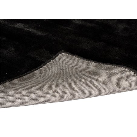 Indra viskose tæppe - 170 * 240 cm - Mørkegrå
