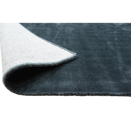 Indra viskose tæppe - 250 * 350 cm - Mørkegrå