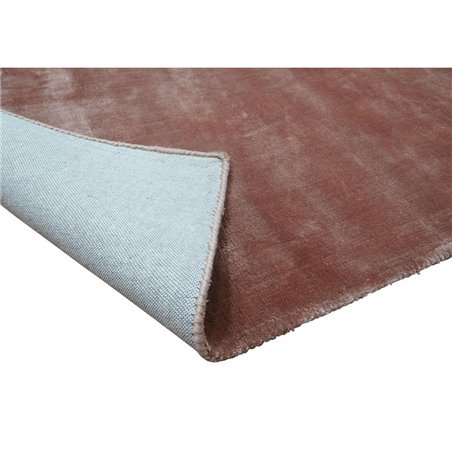 Indra viskose tæppe - 170 * 240 cm - Dusty Pink
