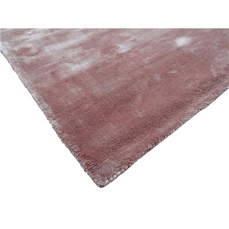 Indra viskose tæppe - 170 * 240 cm - Dusty Pink