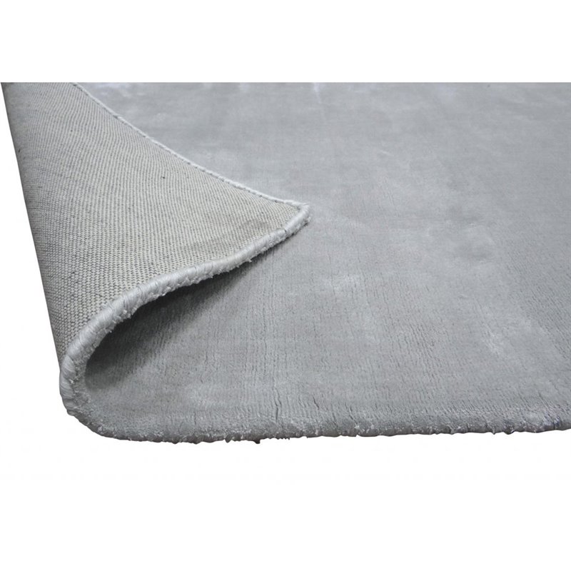 Indra viskose tæppe - 200 * 300 cm - Sølv