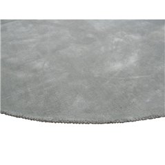 Indra Viscose Carpet - ø200cm - Silver