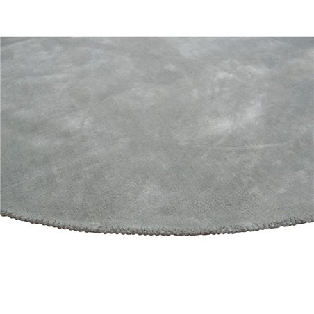 Indra Viscose Carpet - ø200cm - Silver