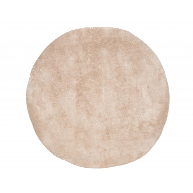 Wonder Viscose Tæppe ø200 Beige