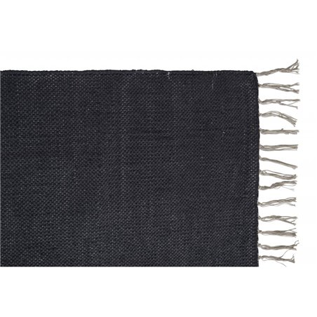 Panipat Cotton blend Carpet - 200*300 - Dark Grey