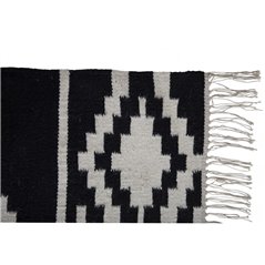 Indari Wool Carpet - 170*240 - Black / White