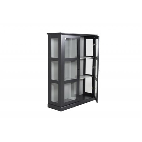 Wave - Glass cabinet - 120X40X150 CM - Black