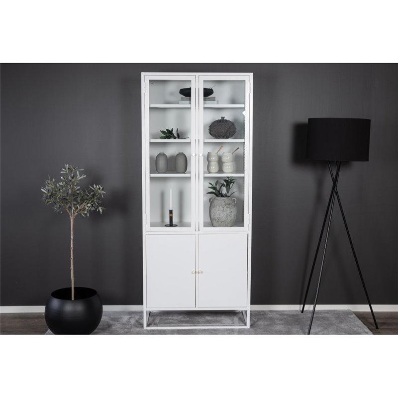 Bakal - Covered Bookcase - White