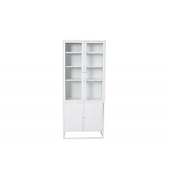 Bakal - Covered Bookcase - White