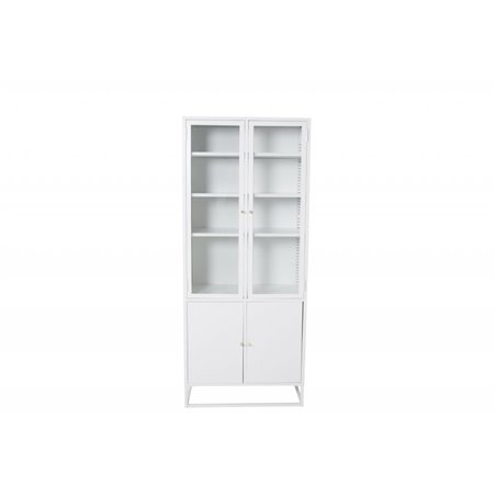Bakal - Covered Bookcase - White