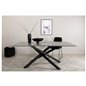 Piazza Dining Table - Black / Grey Veneer