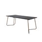 Pippi Dining Table - Distressed Copper / Black Veneer