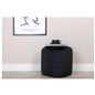 Peg Pouf - / Black Velvet