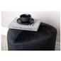 Peg Pouf - / Black Velvet