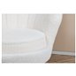 Calais Single Sofa - Sort / Hvid Teddy