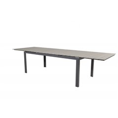 Utebord / Matbord Förlängningsbart Levels 229/310x100 cm - Grå / Svart