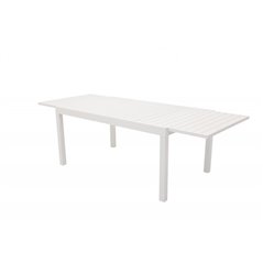 Utebord / Matbord Förlängningsbart Marbella 160/240x100 cm - Vit