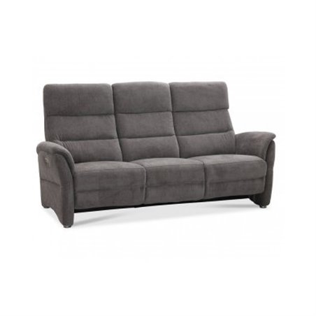 Soffa El-recliner 3-Sits Washington - Grå - Tyg