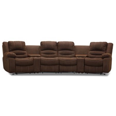 Sofa hvilestol 4-sæder med 2 konsoller - Cine