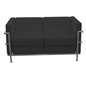 2-personers sofa Tarazona Piqueras y Crespo 72PSPNE Sort