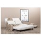 Vicky Folding Bed Double - Sort / Lys Beige Stof