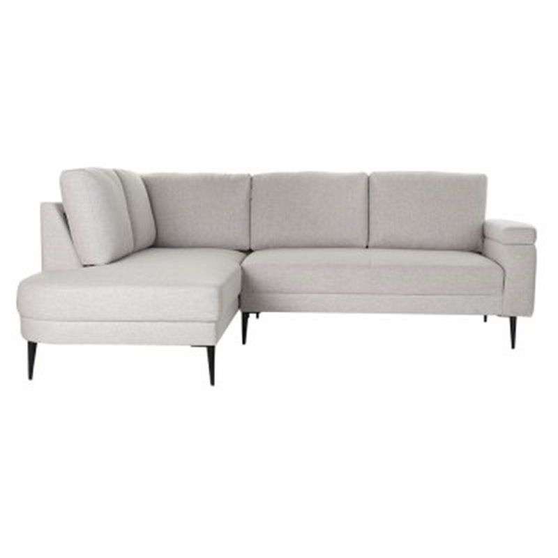 Chaiselong / Divan sofa DKD Home Decor Beige Bomuld Metal (240 x 170 x 90 cm)