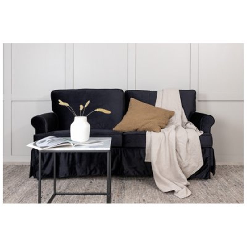 Anton Sofa - Sort / Sort Velvet