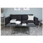 Soffa 3-Sits Bolero - Svart - Tyg