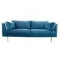 Puomi - 3 istuttava sohva Velvet - Blue
