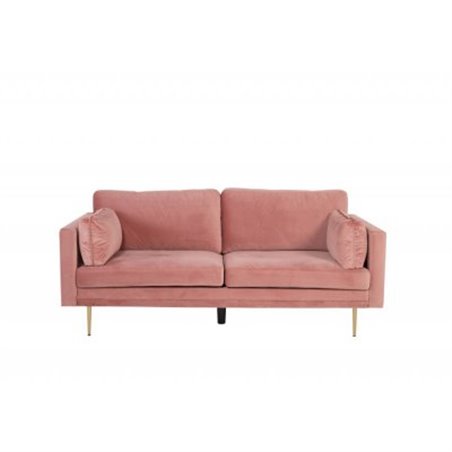 Boom - 3 seat sofa Velvet - Dusty pink