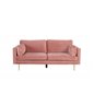Boom - 3 seat sofa Velvet - Dusty pink