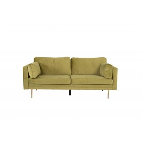 Boom - 3 seat sofa Velvet - Spring Green