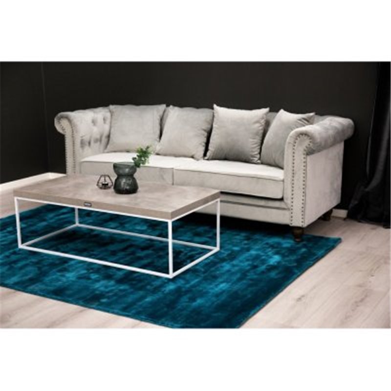 Velvet 3-personers sofa - Lysegrå