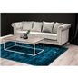 Velvet 3-seat sofa - Light Grey