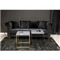 Velvet 3-personers sofa - Sort