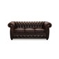 Sofa Chesterfield 3-personers Liverpool - Oxblood - Læder