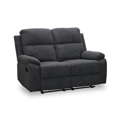 Soffa Recliner 2-Sits - Nevada - Tyg - Grå